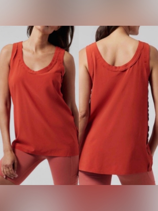 Athleta Tops - Athleta FWS Sleeveless Scoop Tank in Red Currant  NWT Size XL